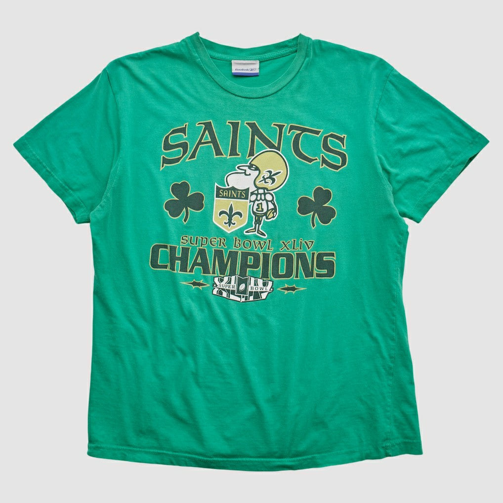 New Orleans Saints Reebok 2010 T-shirt - Green T-shirts