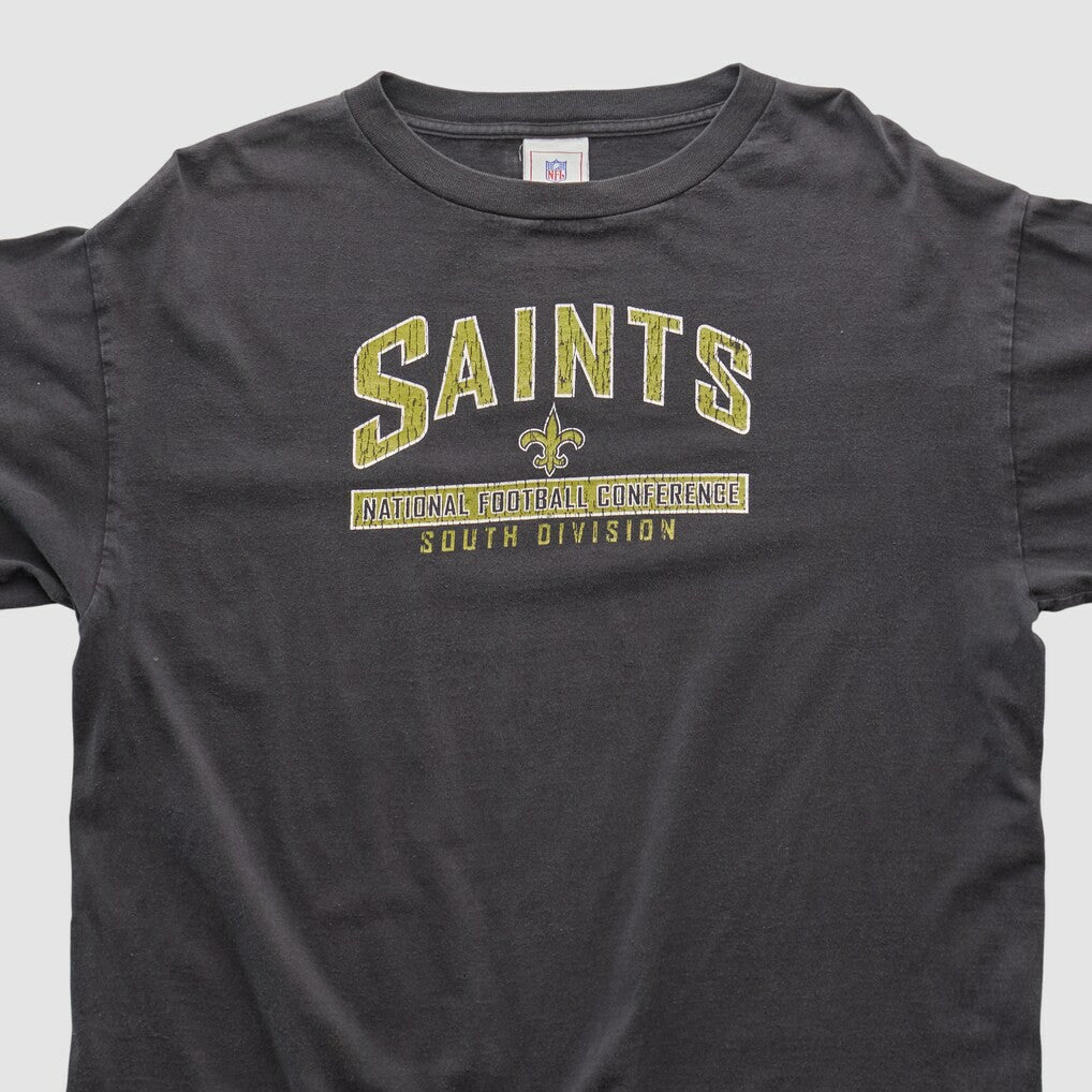 New Orleans Saints NFL 2000s Long Sleeve T-shirt - Charcoal T-shirts