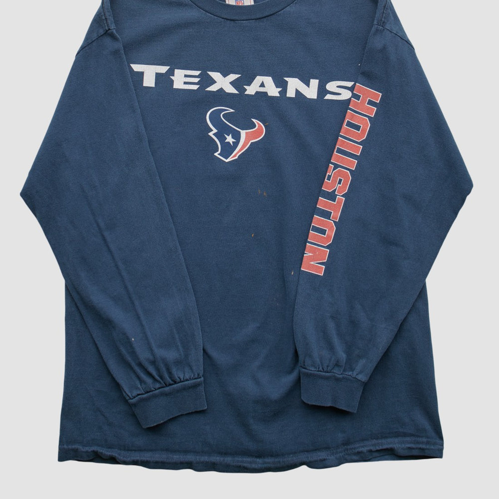 Houston Texans NFL 2000s Long Sleeve T-shirt - Navy T-shirts