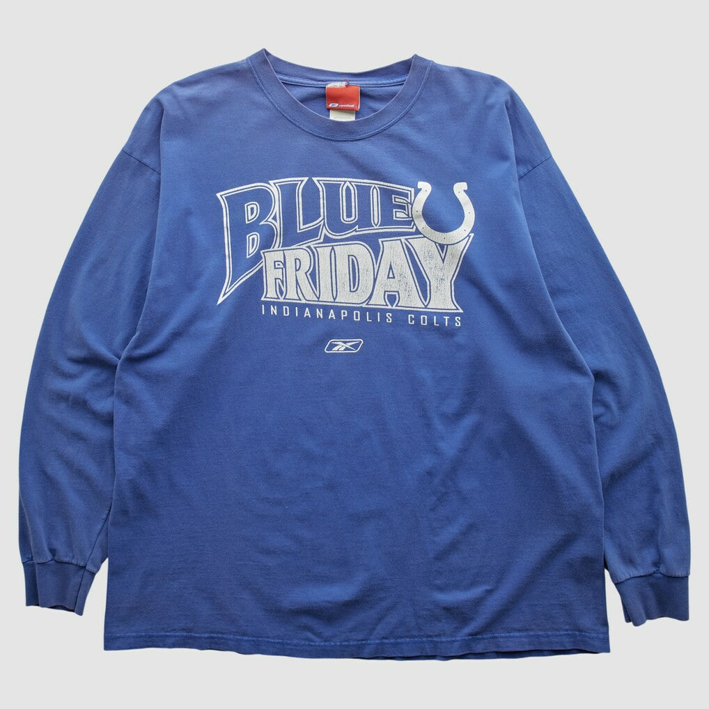 Indianapolis Colts Reebok 2000s Long Sleeve T-shirt - Blue T-shirts