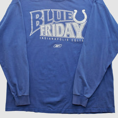 Indianapolis Colts Reebok 2000s Long Sleeve T-shirt - Blue T-shirts