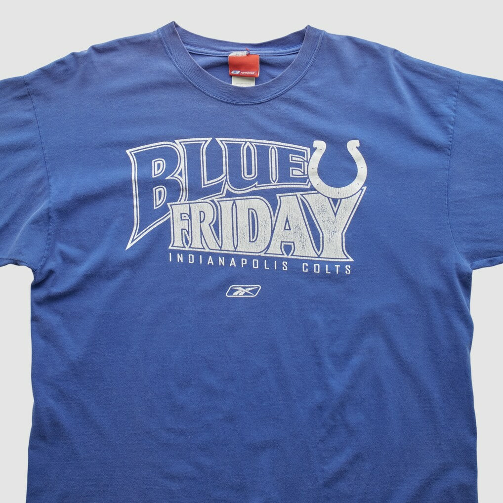 Indianapolis Colts Reebok 2000s Long Sleeve T-shirt - Blue T-shirts