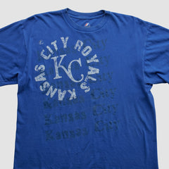 Kansas City Royals Majestic 2010s T-shirt - Blue - Vintage T-shirts