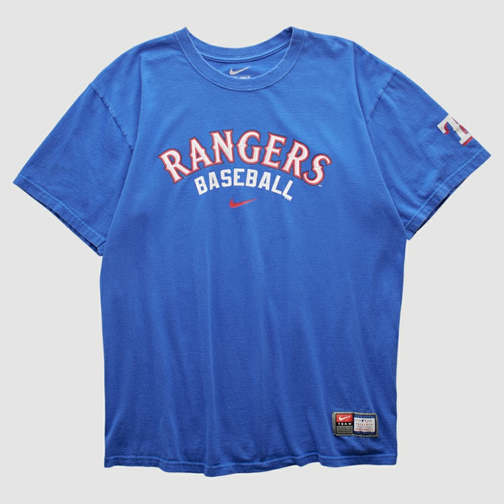 Texas Rangers Nike 2000s T-shirt - Blue - Vintage T-shirts