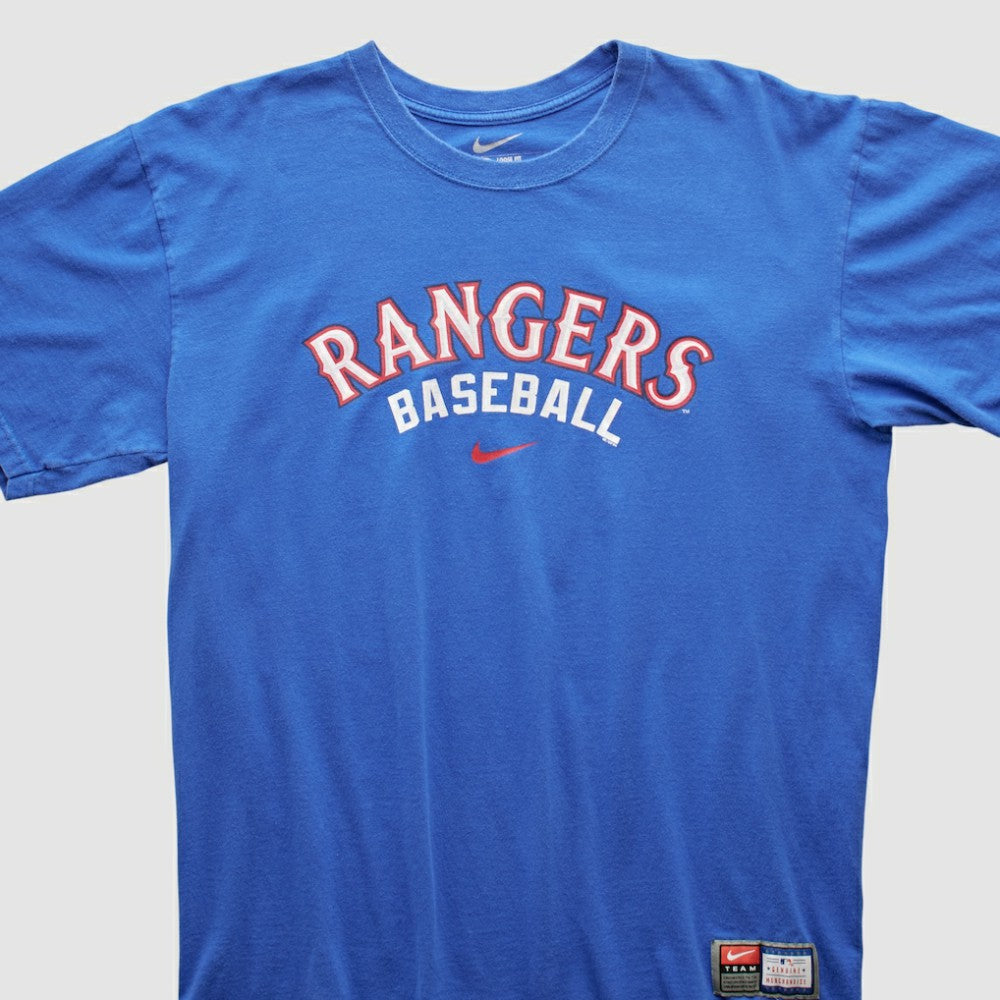 Texas Rangers Nike 2000s T-shirt - Blue - Vintage T-shirts