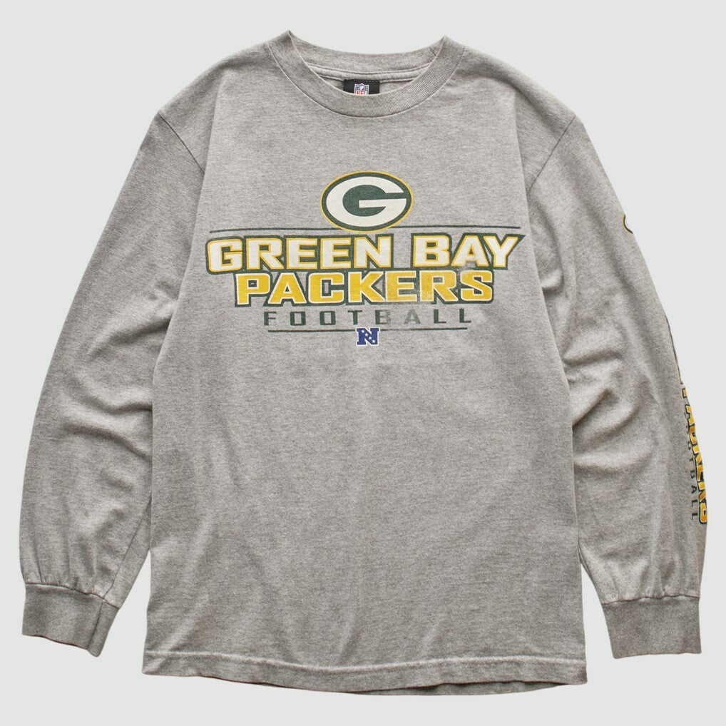 Green Bay Packers NFL 2010s Long Sleeve T-shirt - Heather Gray T-shirts