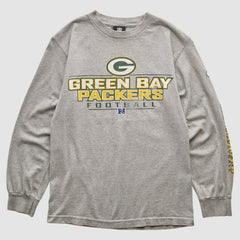 Green Bay Packers NFL 2010s Long Sleeve T-shirt - Heather Gray T-shirts