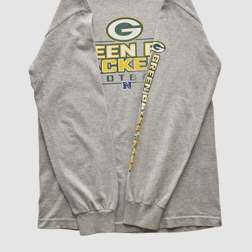Green Bay Packers NFL 2010s Long Sleeve T-shirt - Heather Gray T-shirts
