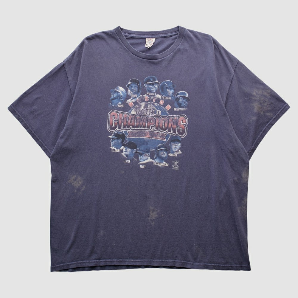 Boston Red Sox Pro Weight 2010s T-shirt - Navy - XVintage T-shirts