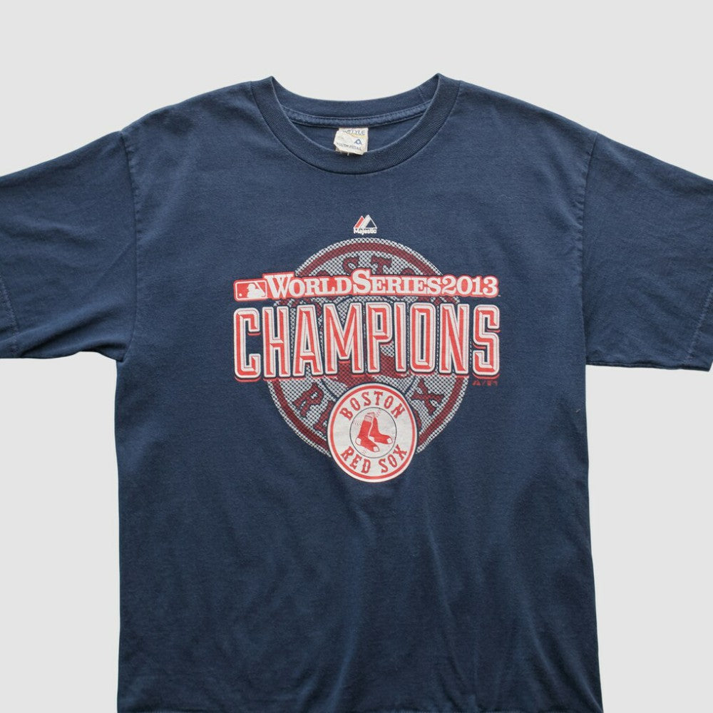 Boston Red Sox Alstyle 2013 T-shirt - Navy - Vintage T-shirts
