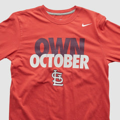 St. Louis Cardinals Nike 2010s Long Sleeve T-shirt - Red - Vintage T-shirts