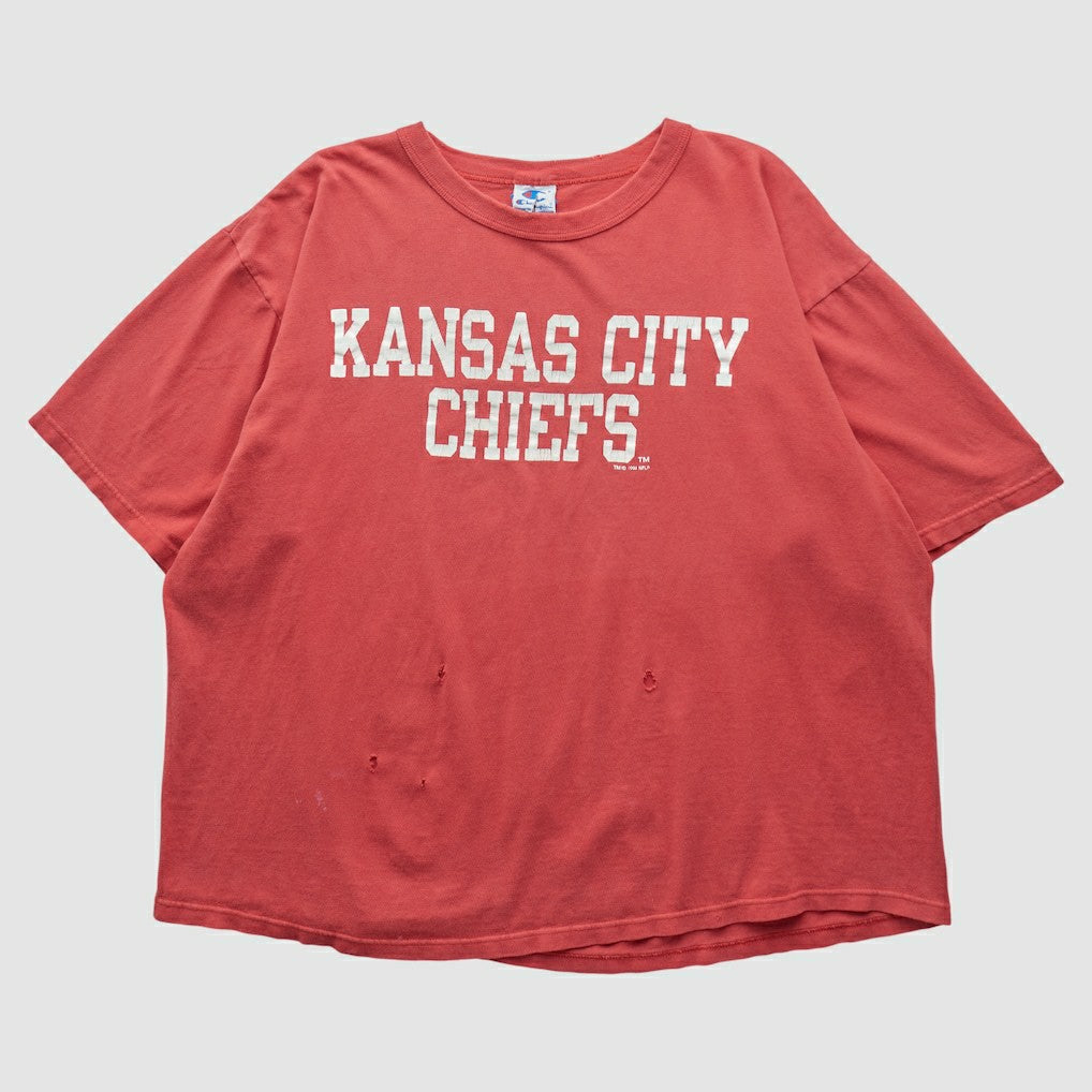 Kansas City Chiefs Champion 90s T-shirt - Red T-shirts
