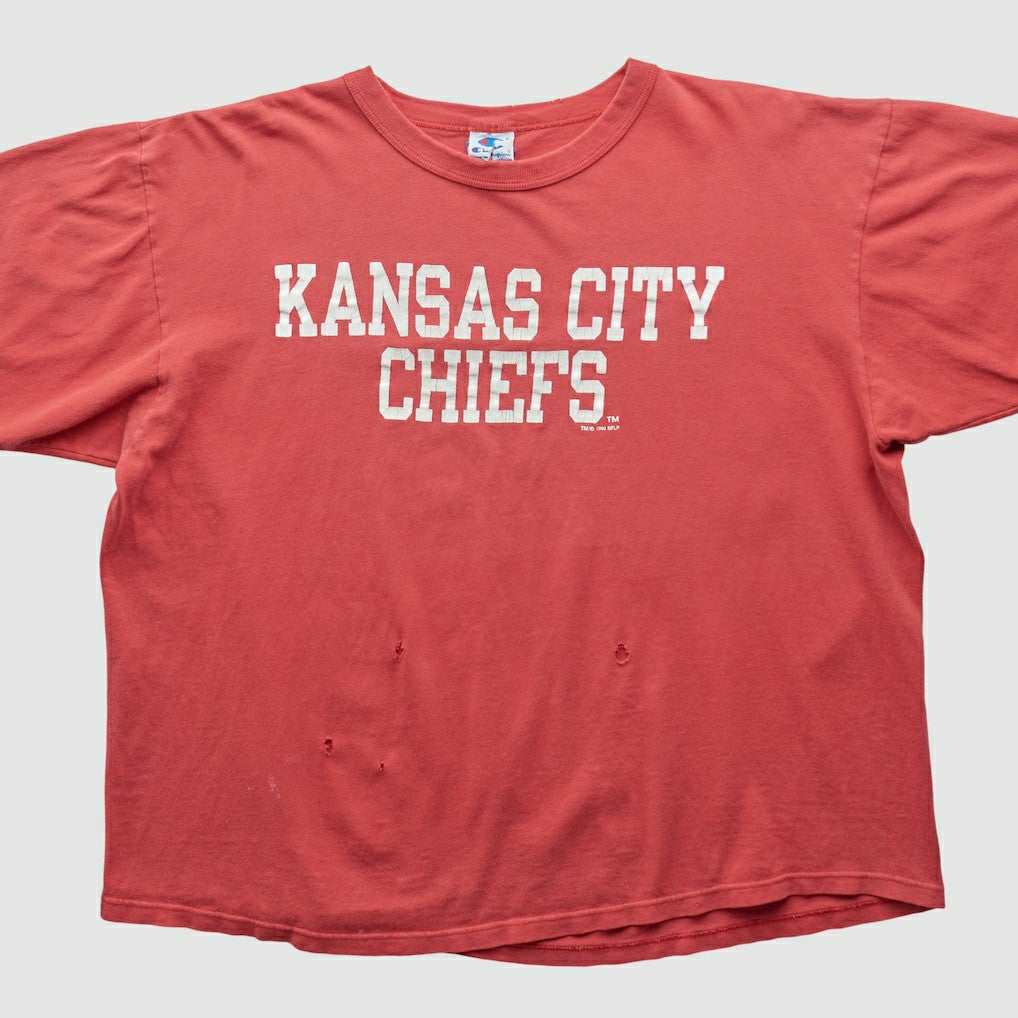 Kansas City Chiefs Champion 90s T-shirt - Red T-shirts