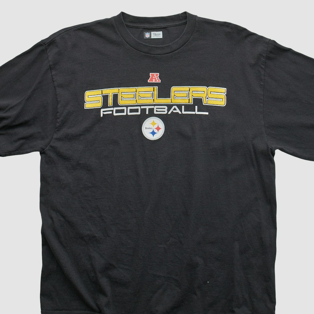 Pittsburgh Steelers NFL 2010s Long Sleeve T-shirt - Black T-shirts