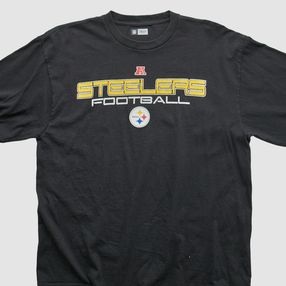 Pittsburgh Steelers NFL 2010s Long Sleeve T-shirt - Black T-shirts