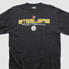 Pittsburgh Steelers NFL 2010s Long Sleeve T-shirt - Black T-shirts