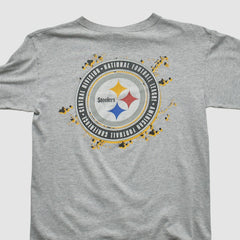 Pittsburgh Steelers Starter 90s Long Sleeve T-shirt - Heather Gray T-shirts