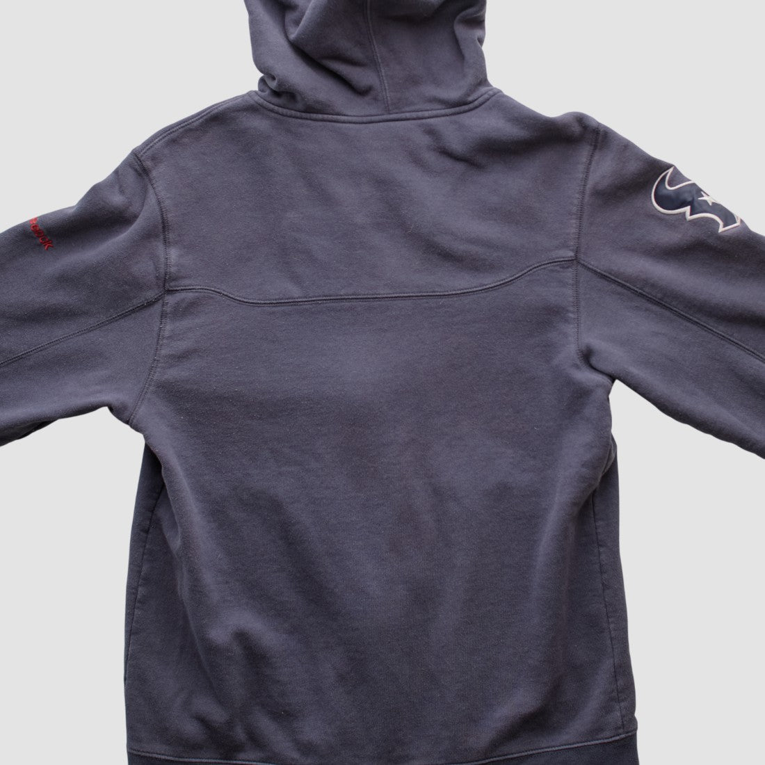 Houston Texans Reebok 2010s Hooded Full Zip Sweatshirt - Navy Sweatshirts