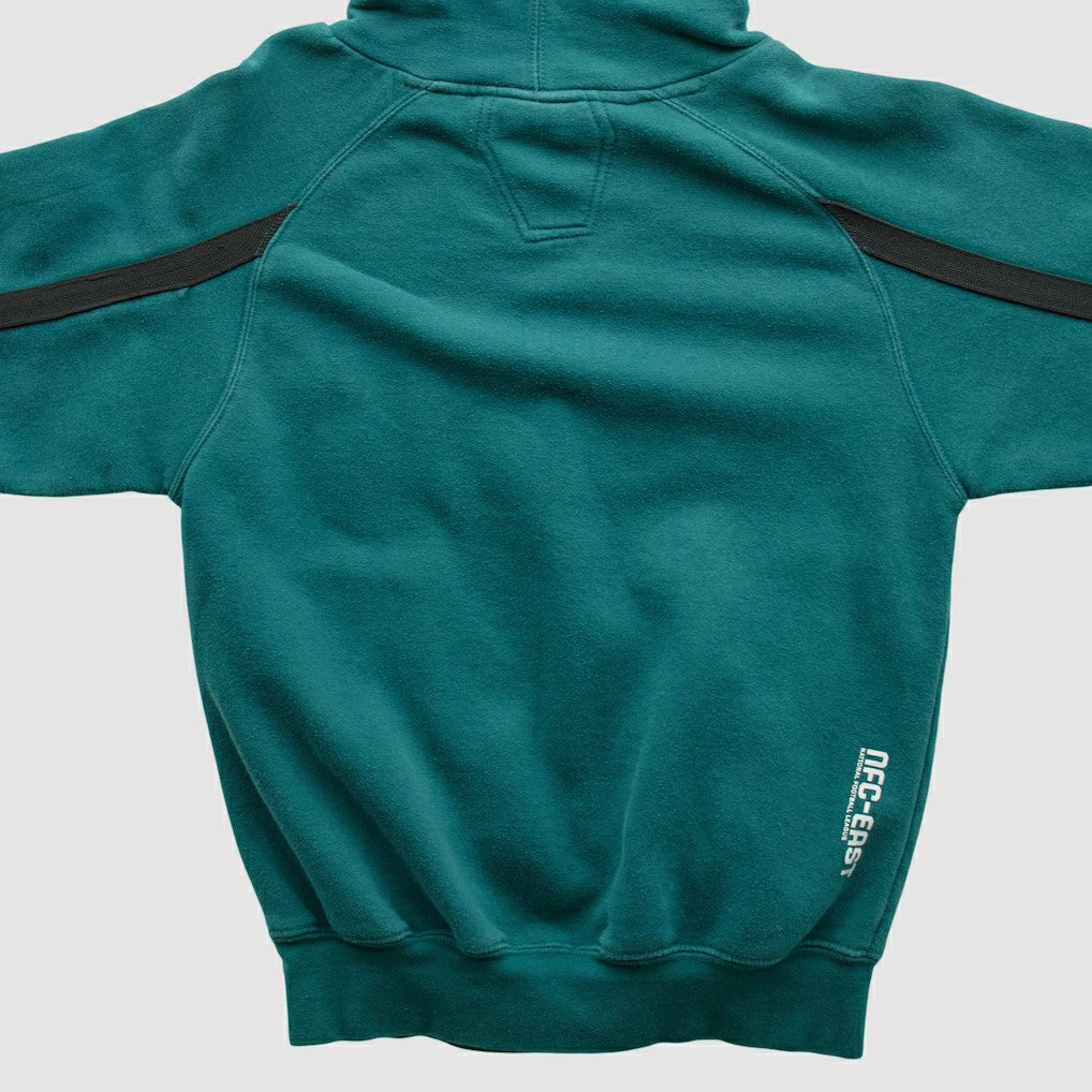 Philadelphia Eagles Reebok 2000s Hooded Pullover Sweatshirt - Teal Pullover