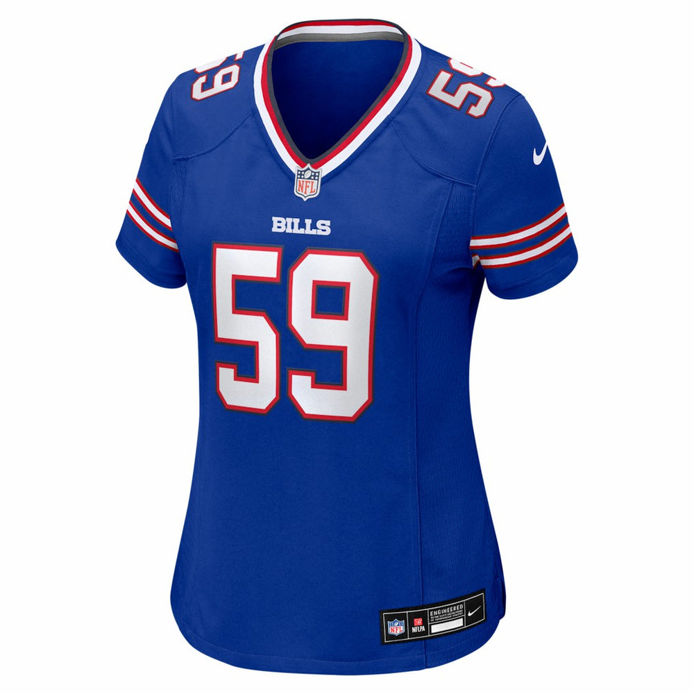 Shaq Lawson Buffalo Bills Women's Team Game Jersey - Royal Jerseys