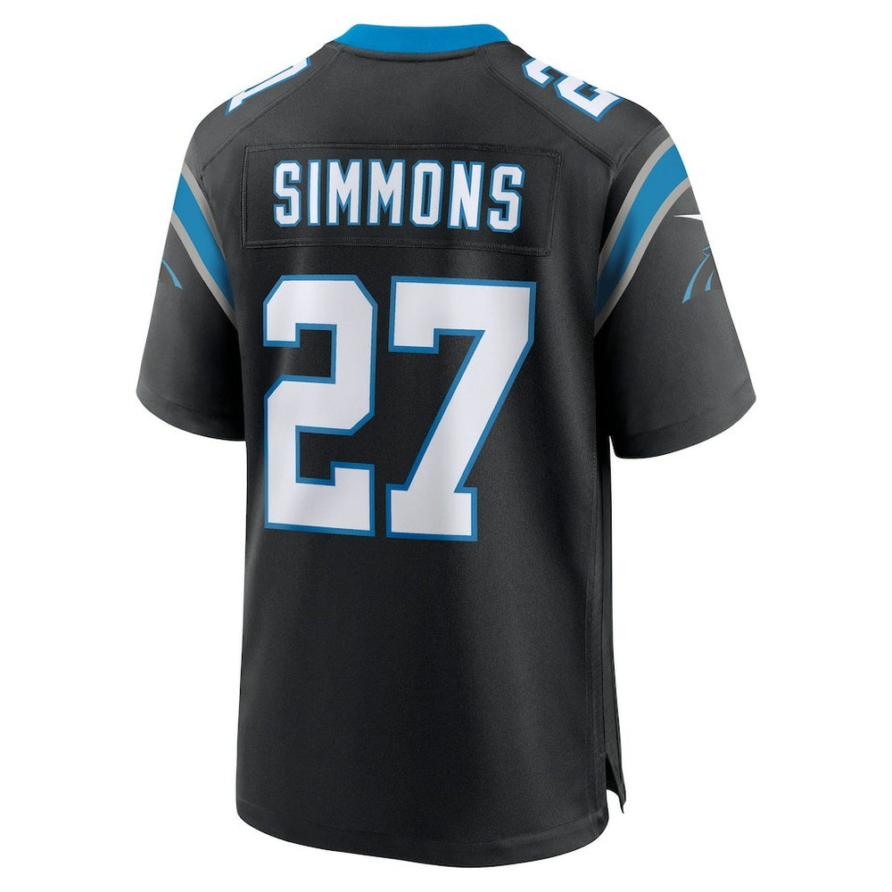 Isaiah Simmons Carolina Panthers Team Game Jersey - Black Jerseys