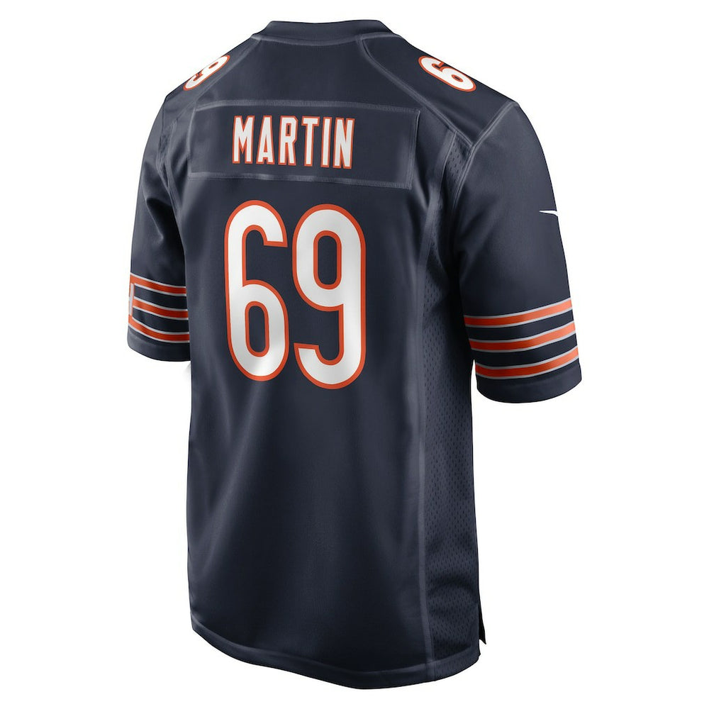 Jeremiah Martin Chicago Bears Team Game Jersey - Navy Jerseys