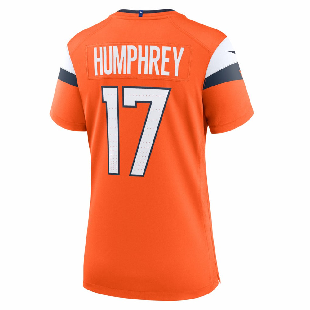 Lil'Jordan Humphrey Denver Broncos Women's Team Game Jersey - Orange Jerseys