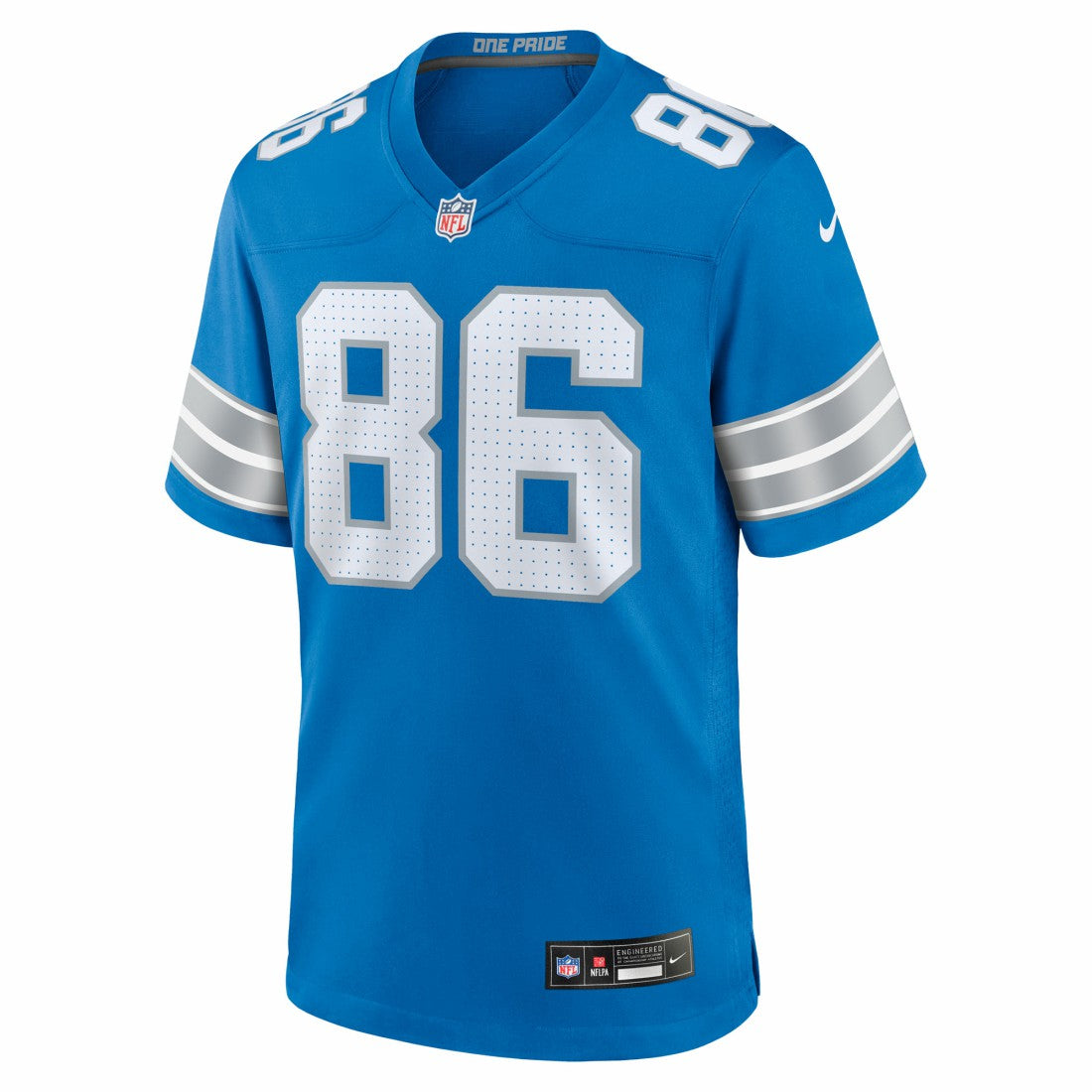 Anthony Firkser Detroit Lions Team Game Jersey - Blue Jerseys