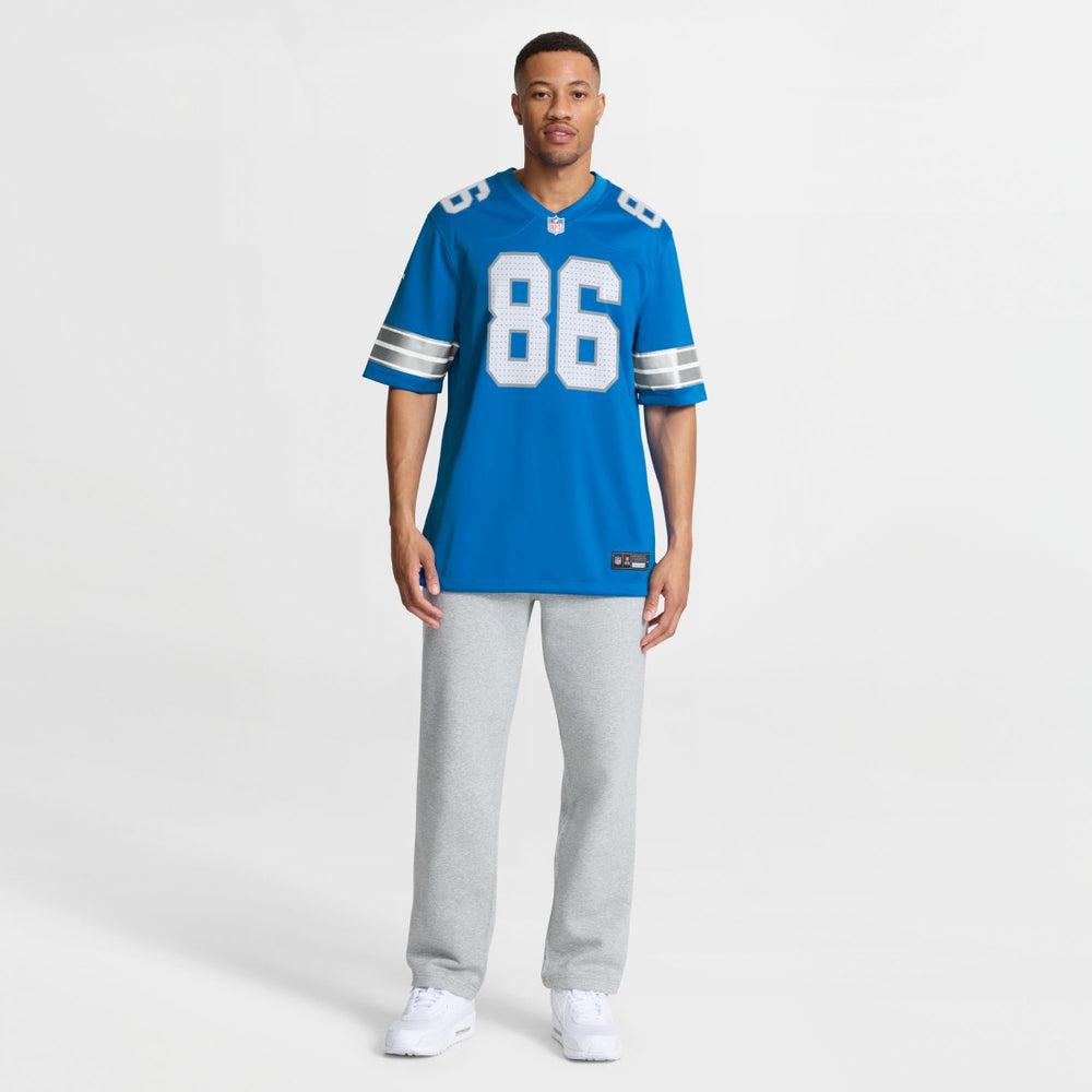 Anthony Firkser Detroit Lions Team Game Jersey - Blue Jerseys