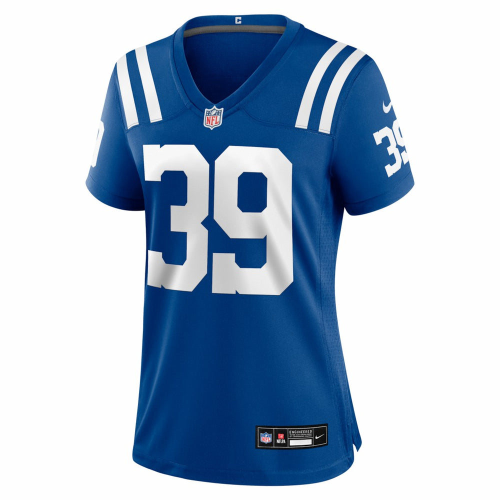 George Odum Indianapolis Colts Women's Team Game Jersey - Royal Jerseys