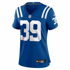 George Odum Indianapolis Colts Women's Team Game Jersey - Royal Jerseys