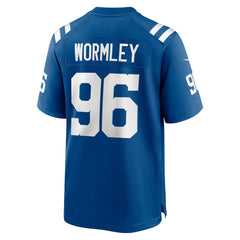 Chris Wormley Indianapolis Colts Team Game Jersey - Royal Jerseys