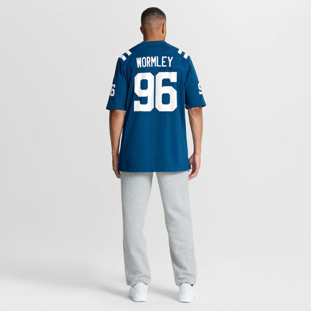 Chris Wormley Indianapolis Colts Team Game Jersey - Royal Jerseys