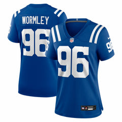 Chris Wormley Indianapolis Colts Women's Team Game Jersey - Royal Jerseys