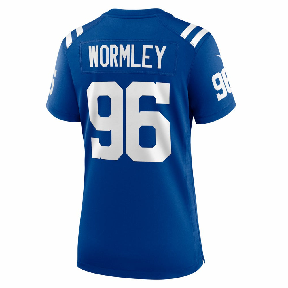 Chris Wormley Indianapolis Colts Women's Team Game Jersey - Royal Jerseys
