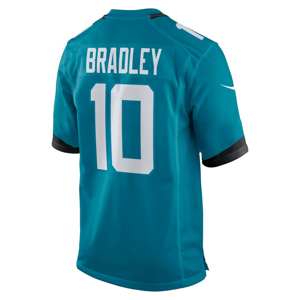 Carter Bradley Jacksonville Jaguars Team Game Jersey - Teal Jerseys