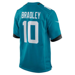 Carter Bradley Jacksonville Jaguars Team Game Jersey - Teal Jerseys
