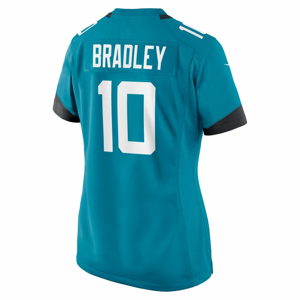 Carter Bradley Jacksonville Jaguars Women's Team Game Jersey - Teal Jerseys