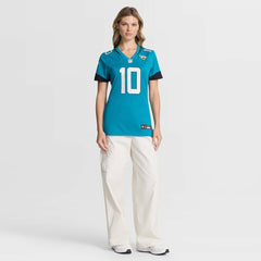 Carter Bradley Jacksonville Jaguars Women's Team Game Jersey - Teal Jerseys