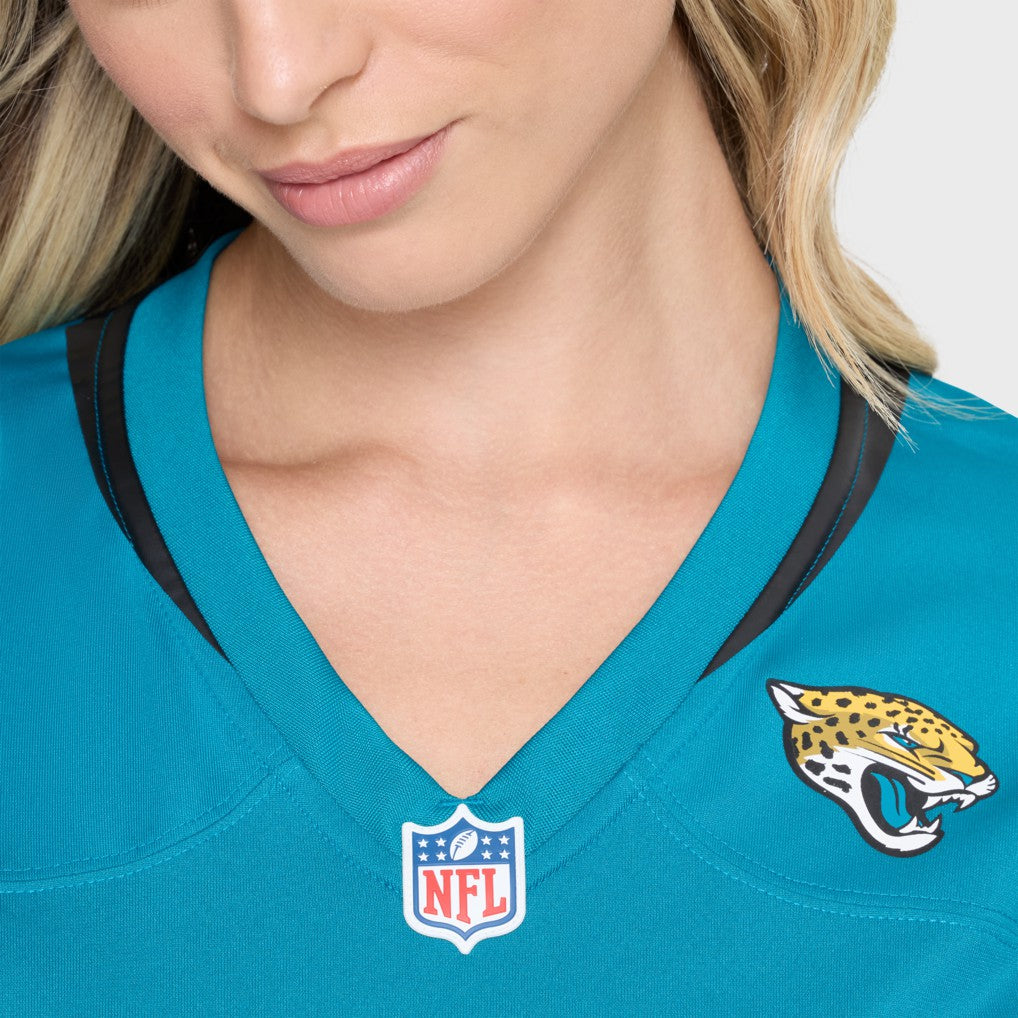 Carter Bradley Jacksonville Jaguars Women's Team Game Jersey - Teal Jerseys