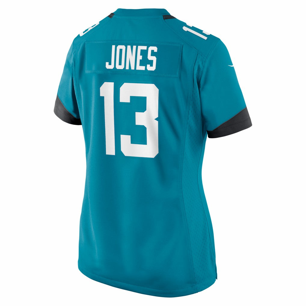Tim Jones Jacksonville Jaguars Women's Team Game Jersey - Teal Jerseys