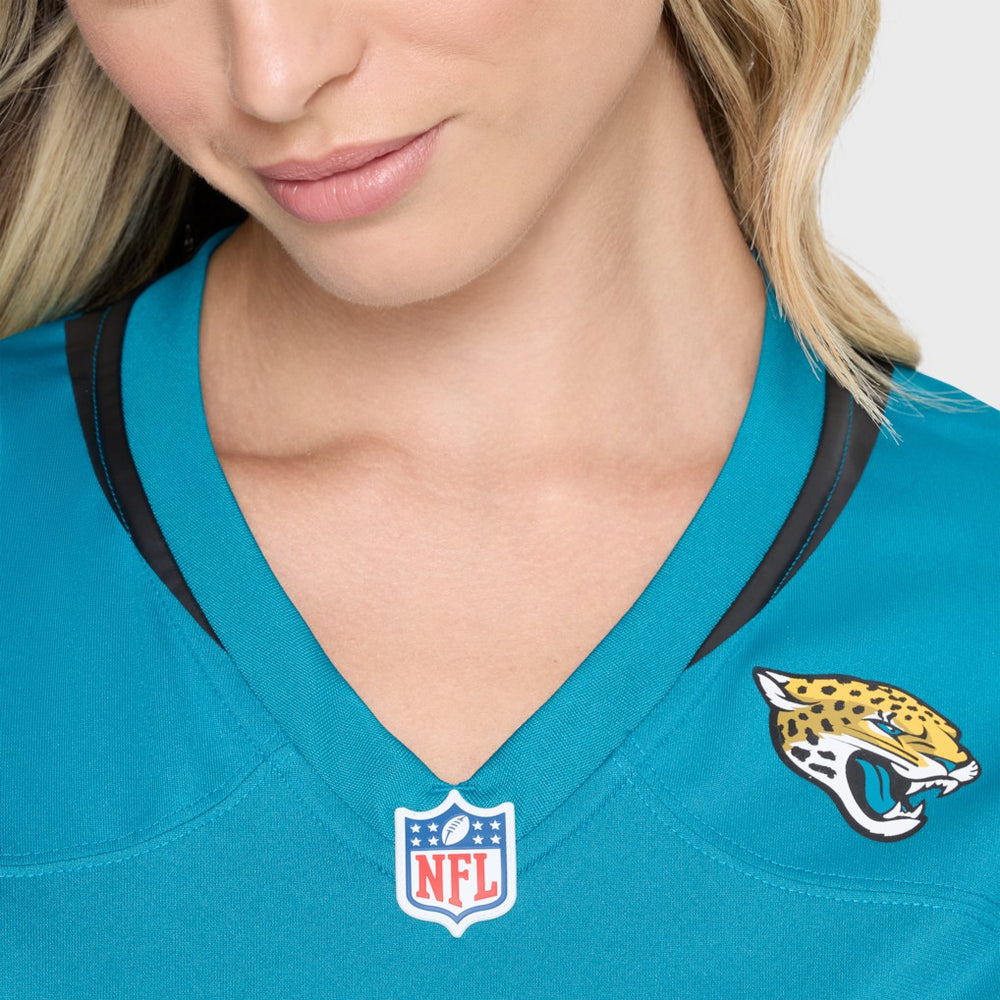 Tim Jones Jacksonville Jaguars Women's Team Game Jersey - Teal Jerseys