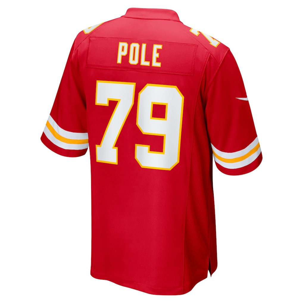 Esa Pole Kansas City Chiefs Team Game Jersey - Red Jerseys