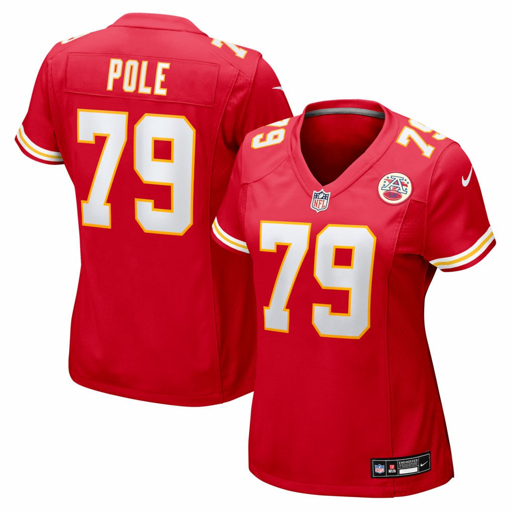 Esa Pole Kansas City Chiefs Women's Team Game Jersey - Red Jerseys