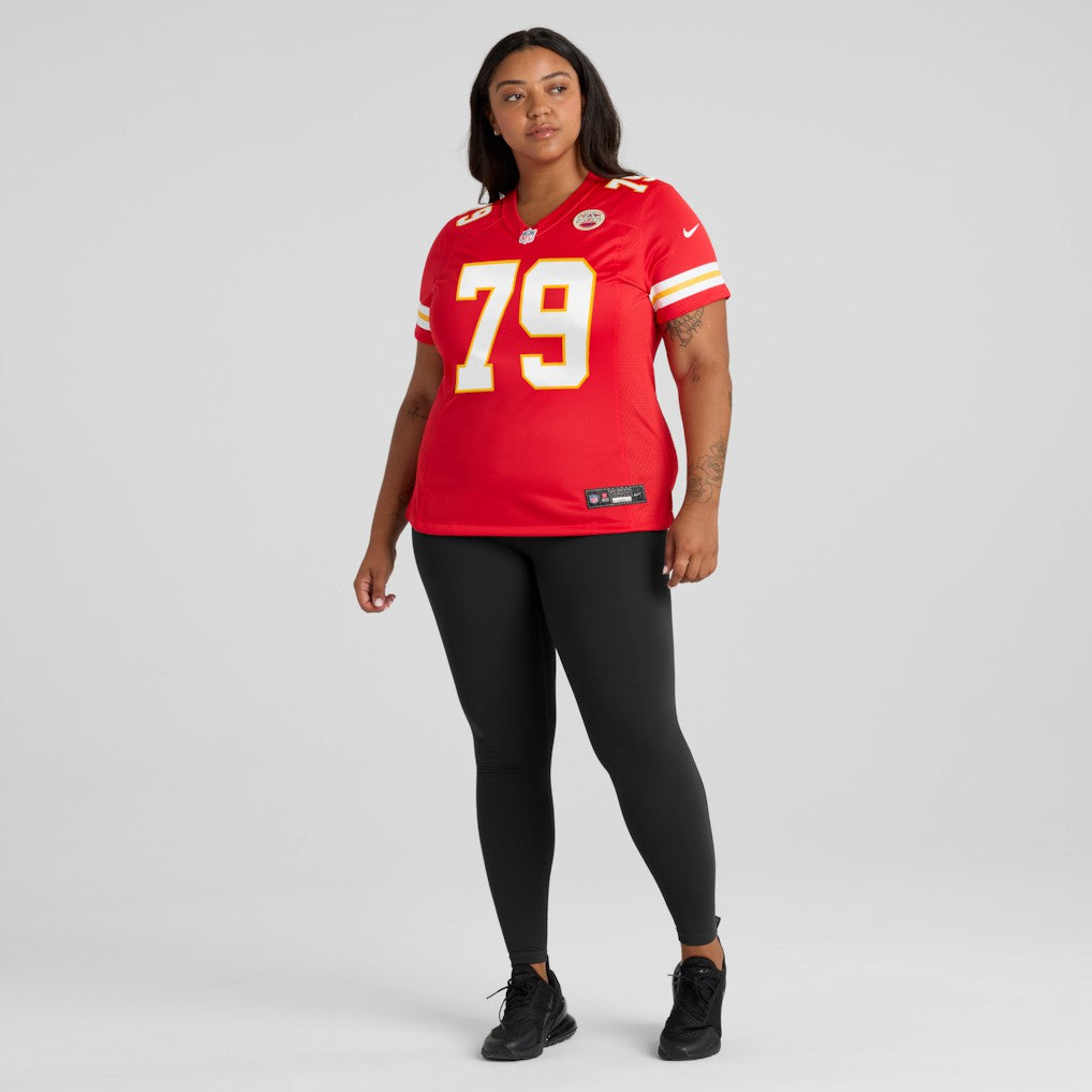 Esa Pole Kansas City Chiefs Women's Team Game Jersey - Red Jerseys
