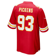 Zacch Pickens Kansas City Chiefs Team Game Jersey - Red Jerseys