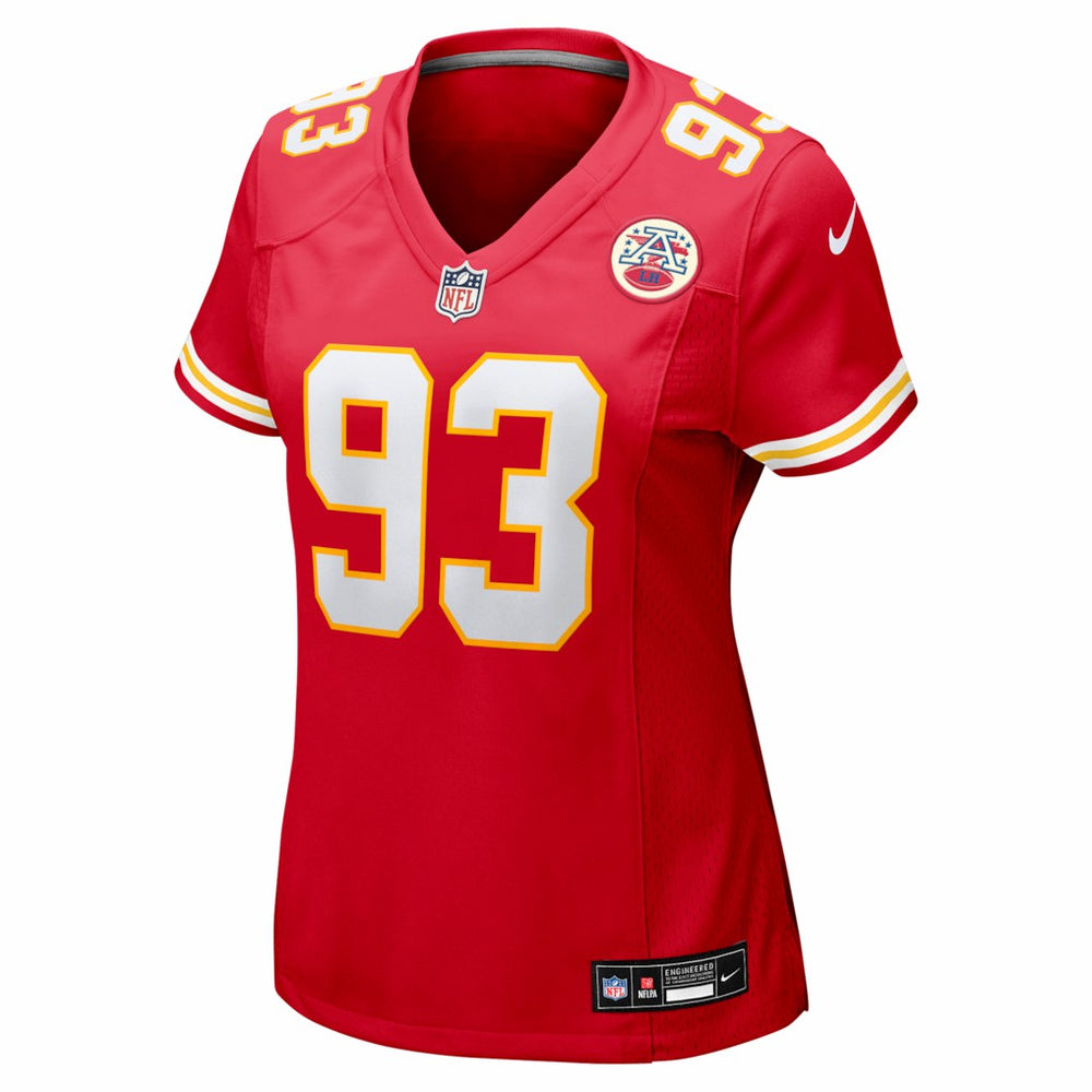 Zacch Pickens Kansas City Chiefs Women's Team Game Jersey - Red Jerseys