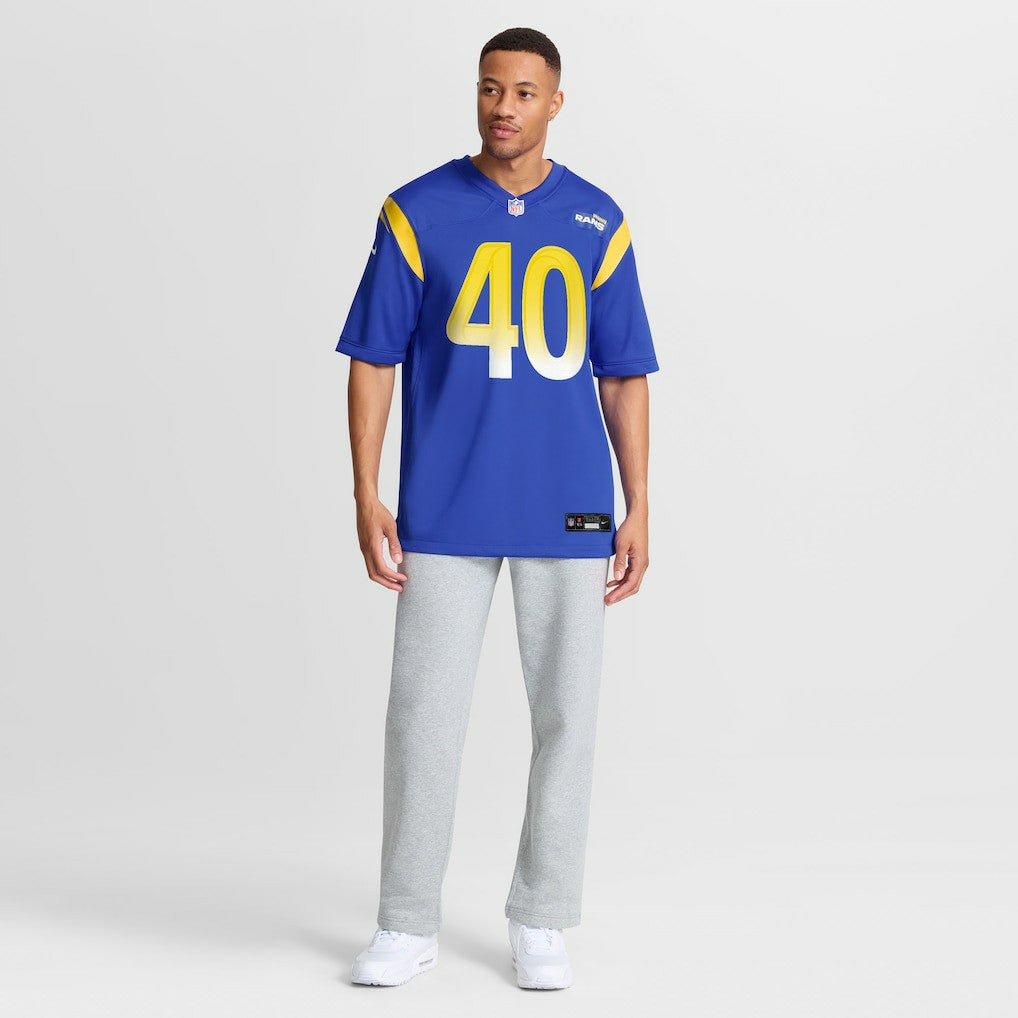 Jesse Luketa Los Angeles Rams Team Game Jersey - Royal Jerseys