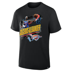 Shai Gilgeous-Alexander Oklahoma City Thunder Start of Season T-Shirt Black outlet