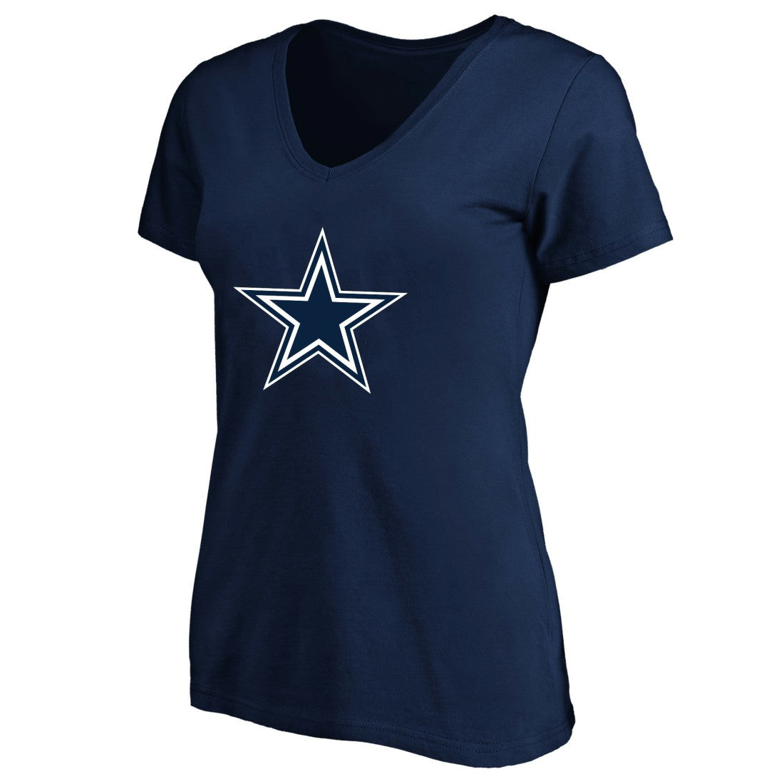 George Pickens Dallas Cowboys Women's Plus Size Name & Number V-Neck T-Shirt - Navy T-shirts